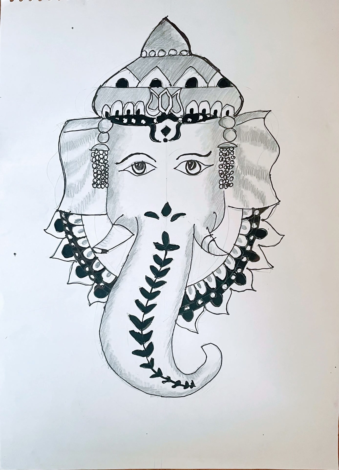 Ganesha in Line